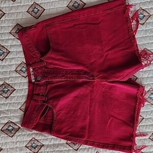 Vintage  Guess by Georges Marciano Fuchsia Denim Shorts